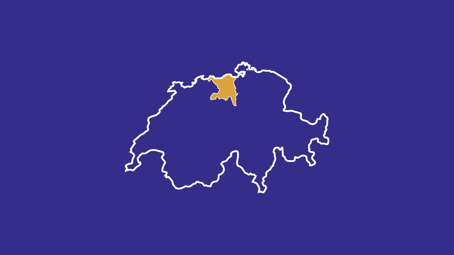 Karte, die das Bestattungswesen im Aargau illustriert