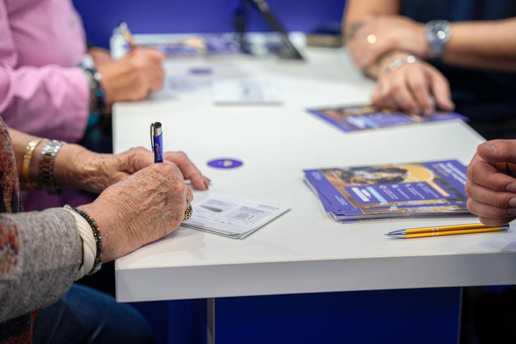 Le stand d'Everlife à la foire du Valais